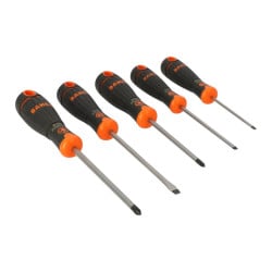 Jeu de 5 tournevis BahcoFit fente et Philips Bahco