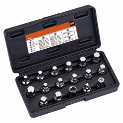 Coffret embout de vidange Bahco