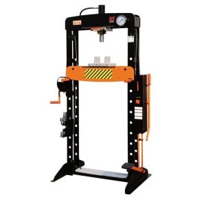 Presse hydraulique 50 Tn + grille antiprojection Bahco