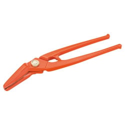 Cisaille à tôle à deux lames fines pour coupe à droite/coupe droite 27 cm Bahco