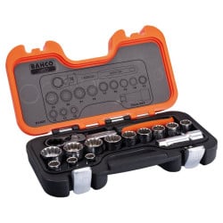 Coffret de douilles traversantes - 14 pièces Bahco