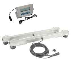 Barre de pesée Cotran, acier galvanisé, largeurs 60, 80 ou 100 cm