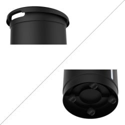 Coffre à granulés de bois avec roulettes JURA MONTANIA 38 L EDA Plastiques