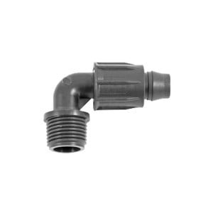 Coude TWIST LOCK HWD NETAFIM Ø 20 mm x 3/4" M, lot 50 pcs