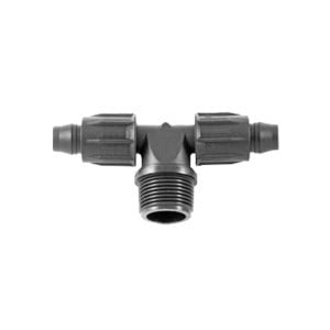 Té TWIST LOCK HWD NETAFIM Ø 16 mm x 3/4" M, lot 50 pcs