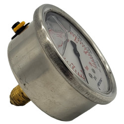 Manomètre glycérine Axial Ø 63 mm de 0 à 16 bars connexion mâle 1/4" NETAFIM