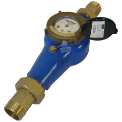 Compteur d'eau NETAFIM ARAD MULTI JETS entrée/sortie filetée 2", avec raccords
