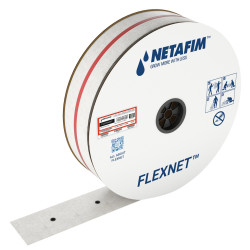 Tuyau plat flexible FLEXNET HP 2" NETAFIM, blanc, Ø 30 mm, long. 100 m