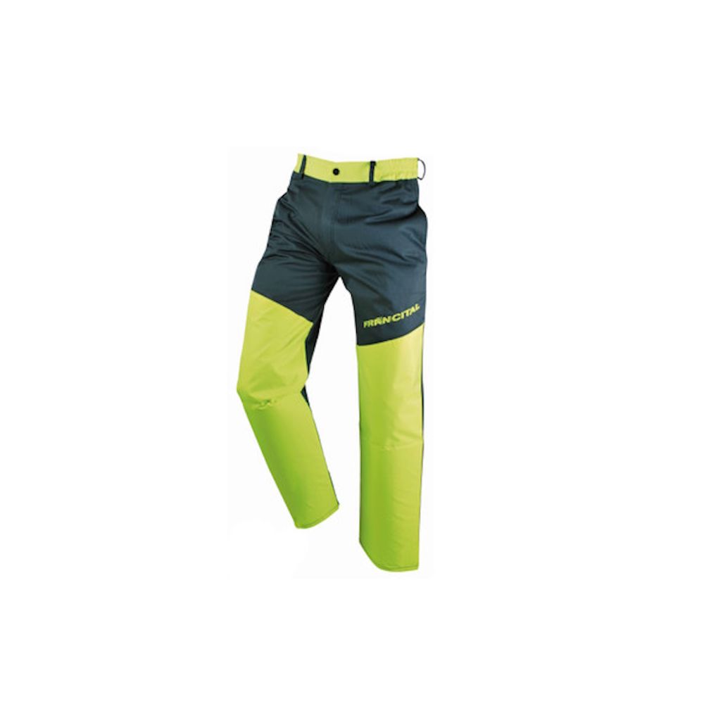 Pantalon de d broussaillage Lure Francital vert jaune