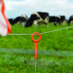 Fil conducteur clôture Vidoflex 9 Turboline Plus blanc long. 200 m Gallagher
