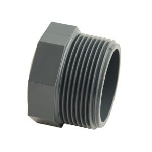 Bouchon mâle PVC Pression PN10