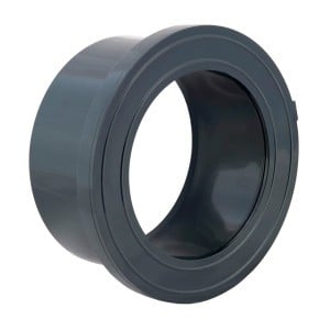 Collet porte bride PVC face striée Pression PN10