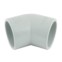Coude 45° PVC - Chaleur Ø 160 PN10
