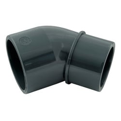 Coude 45° réduit MF PVC Pression PN16