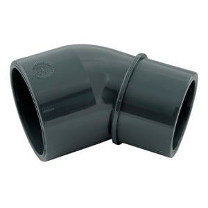 Coude 45° réduit MF PVC Pression PN16