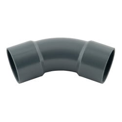 Courbe 45° façonnée PVC Pression PN 12,5