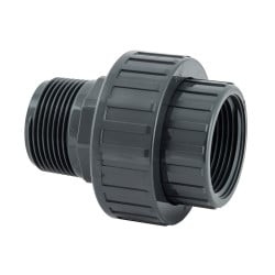 Raccord union 3 pièces à visser FM PVC Pression PN10
