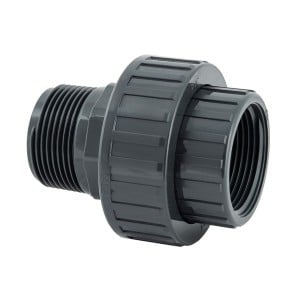 Raccord union 3 pièces à visser FM PVC Pression PN10