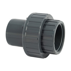 Raccord union mixte taraudé PVC Pression M/FxF Pression PN10