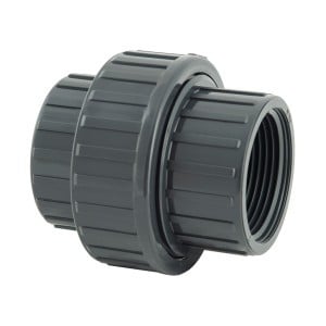 Raccord union3 pièces, femelle à visser PVC Pression PN10