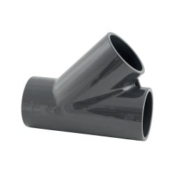 Té 45° PVC - Pression PN6
