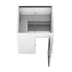 Pack mini chambre froide positive modulaire Néo - 800 x 1600 x 2030 mm