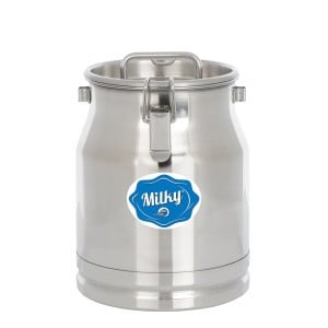 Pot à lait en acier inoxydable Janschitz, 10 litres