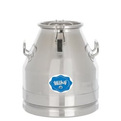 Pot à lait en acier inoxydable Janschitz, 20 litres