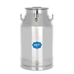 Pot à lait en acier inoxydable Janschitz, 40 litres