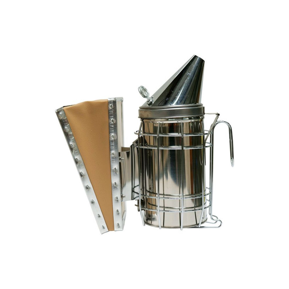 Enfumoir inox type américain avec protection fil (h : 180 mm) - Thomas  Apiculture