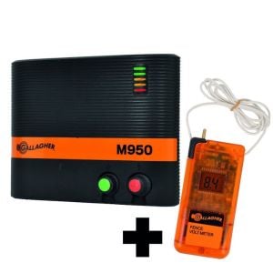 Électrificateur sur secteur 230 Volt M950 Gallagher + Voltmètre digital gratuit