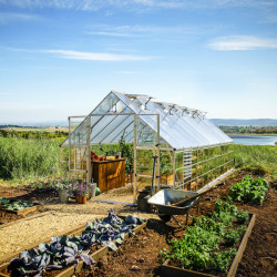 Serre de jardin Balance allongée Argent Canopia