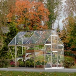 Serre de jardin Harmony Argent Canopia