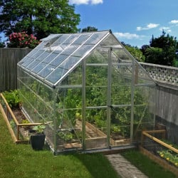 Serre de jardin Octave 9m² Argent Canopia