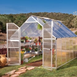 Serre de jardin Essence Argent Canopia