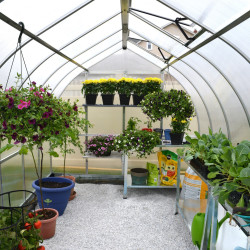 Serre de jardin Bella Argent Canopia