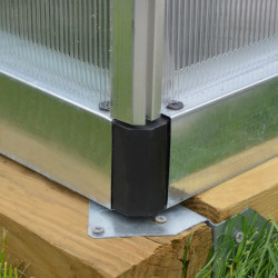 Serre de jardin Bella Argent Canopia
