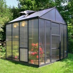 Serre de jardin Glory Grise Canopia