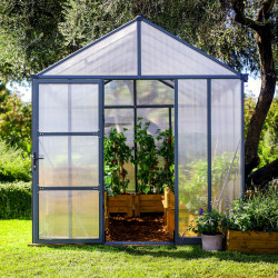 Serre de jardin Glory Grise Canopia