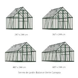 Serre de jardin Balance Verte Canopia