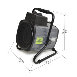 Chauffage-ventilateur d'appoint GP0824 Canopia pour serres de jardin
