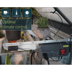Chauffage-ventilateur d'appoint GP0824 Canopia pour serres de jardin