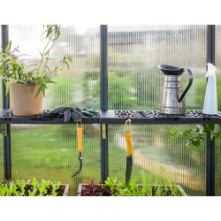 Kit d’étagères Canopia pour serre de jardin - motif feuilles (2 étagères)