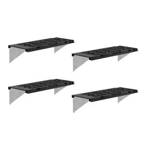 Kit d’étagères Canopia pour serre de jardin - motif feuilles (4 étagères)