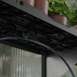 Kit d’étagères Canopia pour serre de jardin - motif feuilles (4 étagères)