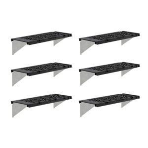 Kit d’étagères Canopia pour serre de jardin - motif feuilles (6 étagères)