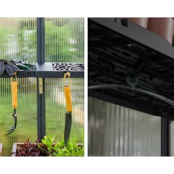 Kit d’étagères Canopia pour serre de jardin - motif feuilles (6 étagères)
