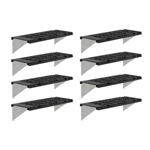 Kit d’étagères Canopia pour serre de jardin - motif feuilles (8 étagères)