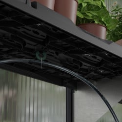 Kit d’étagères Canopia pour serre de jardin - motif feuilles (8 étagères)