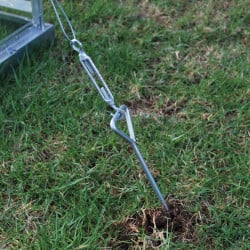 Kit d’ancrage Canopia pour serre et abri de jardin